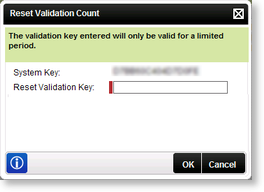 Reset Validation Count